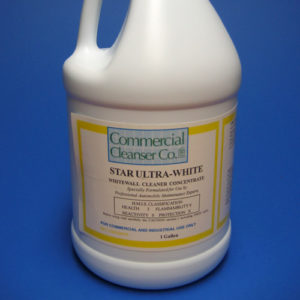 Whitewall tire cleaner concentrate